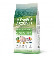 ARQUIVET Fresh Puppy Turkey and Salmon - semi-moist dog food - 10kg