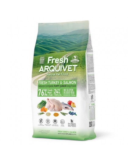 ARQUIVET Fresh Puppy Kalkun ja Lõhe - poolkui turvatoit - 10kg