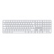 Apple Magic keyboard Universal USB + Bluetooth QWERTZ German White