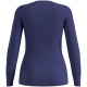 Odlo BL TOP crew neck s/s ACTIVE WARM long-sleeved thermal underwear, size L, blue