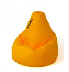 Sako bag pouffe Pear yellow L 105 x 80 cm