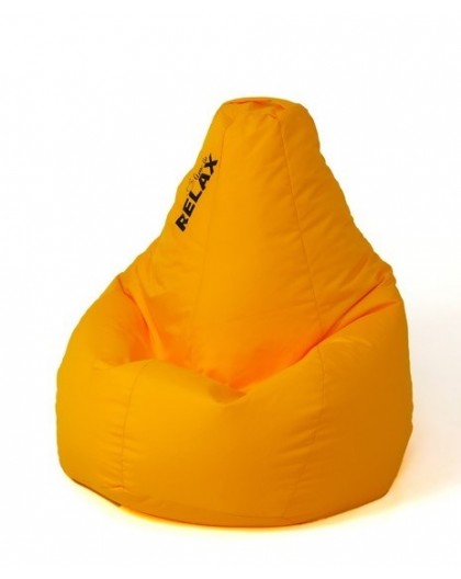 Sako bag pouffe Pear yellow L 105 x 80 cm