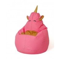 Unicorn pink XL 130 x 90 cm Sako bag pouffe