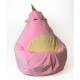 Unicorn pink XL 130 x 90 cm Sako bag pouffe