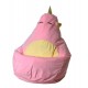 Unicorn pink XL 130 x 90 cm Sako bag pouffe