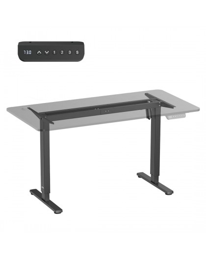 Ergo Office electric height adjustable desk, max height 1160mm, max - 80kg, without sit-stand desk top, black, ER-400 B