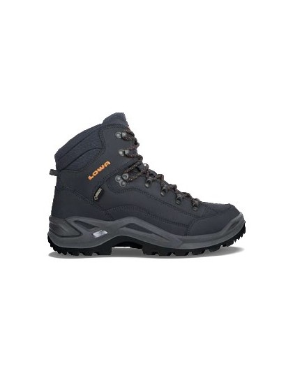 LOWA Renegade GTX Mid Male Adult Black, Blue, Grey