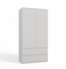 Topeshop SZAFA MALWA B bedroom wardrobe/closet 5 shelves 2 door(s) White