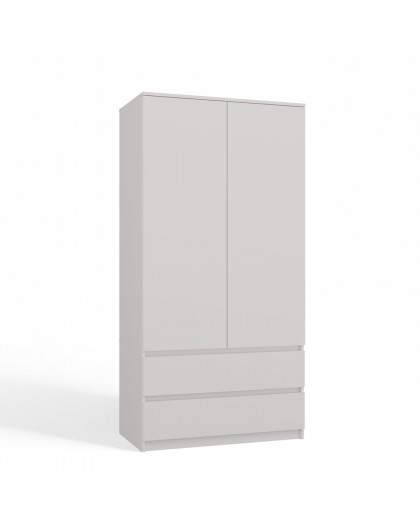 Topeshop SZAFA MALWA B bedroom wardrobe/closet 5 shelves 2 door(s) White