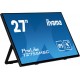 iiyama ProLite 27” Optical Bonded PCAP 10pt touchscreen monitor with IPS panel technology, edge-to-edge glass design, anti-finge