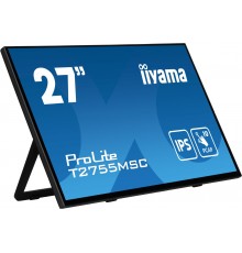 iiyama ProLite 27” optiliselt ühendatud PCAP 10-punktilise puuteekraaniga monitor IPS paneeli tehnoloogia, servast serva klaasdi