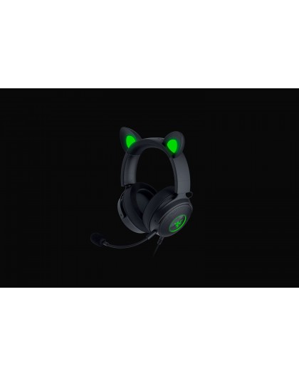 Razer Wired, Over-Ear, Black, Gaming Headset, Kraken V2 Pro, Kitty Edition