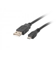 Lanberg CA-USBM-10CC-0018-BK USB cable USB 2.0 1.8 m Micro-USB B USB A Black