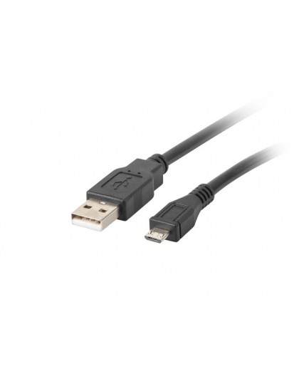 Lanberg CA-USBM-10CC-0018-BK USB cable USB 2.0 1.8 m Micro-USB B USB A Black