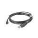 Lanberg CA-USBM-10CC-0018-BK USB cable USB 2.0 1.8 m Micro-USB B USB A Black