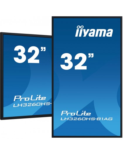iiyama 32" Full HD professional digital signage display with advanced control and connectivity options