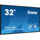 iiyama 32" Full HD professional digital signage display with advanced control and connectivity options