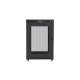 FLOOR-STANDING RACK CABINET 19" 22U 800X1000 BLACK PERFORATED LCD DOOR LANBERG (FLAT PACK) V2