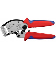 Knipex Twistor16 Crimping Tool Black, Blue, Red, Silver