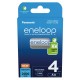 Rechargeable batteries PANASONIC ENELOOP AA 2000 mAh 4 szt (BK-3MCDE/4CP)