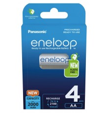 Rechargeable batteries PANASONIC ENELOOP AA 2000 mAh 4 szt (BK-3MCDE/4CP)