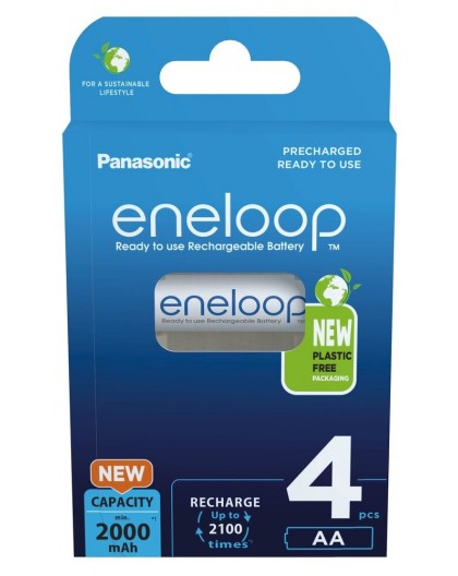 Rechargeable batteries PANASONIC ENELOOP AA 2000 mAh 4 szt (BK-3MCDE/4CP)