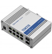 Teltonika TSW210 network switch Unmanaged Gigabit Ethernet (10/100/1000) Aluminium