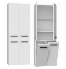Topeshop NEL 2K DD BIEL bathroom storage cabinet White