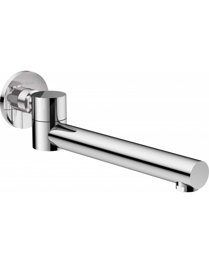 Foldable bathtub spout - round