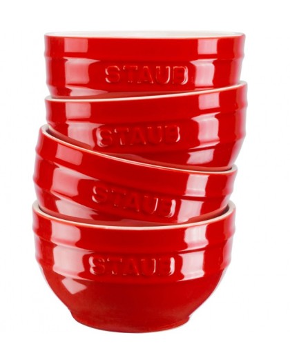 STAUB ROUND BOWL 40508-146-0 14 CM - SET OF 4 PIECES