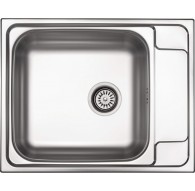 1-bowl steel sink with drainer