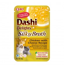 INABA CAT Dashi Delights Silky Broth Chicken with Cheese - treat for cats - 40g