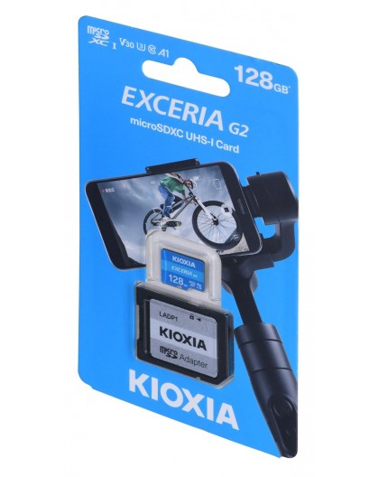 Kioxia EXCERIA G2 128 ГБ MicroSDHC UHS-III Class 10