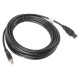 Lanberg CA-USBA-10CC-0050-BK USB cable USB 2.0 5 m USB B Black
