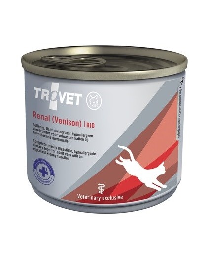 TROVET Renal RID Venison - wet cat food - 200g