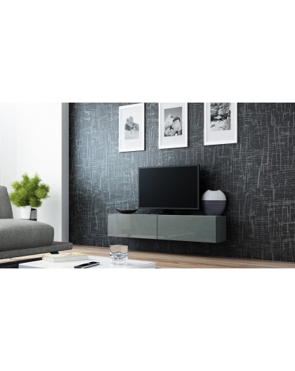 Cama TV stand VIGO 140 30/140/40 grey/grey gloss