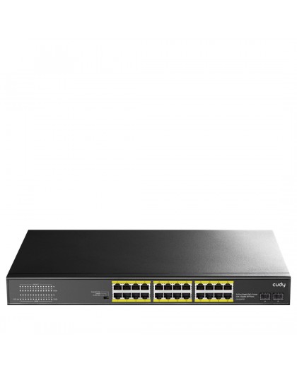 Cudy GS1028PS2 network switch Gigabit Ethernet (10/100/1000) Power over Ethernet (PoE) Black