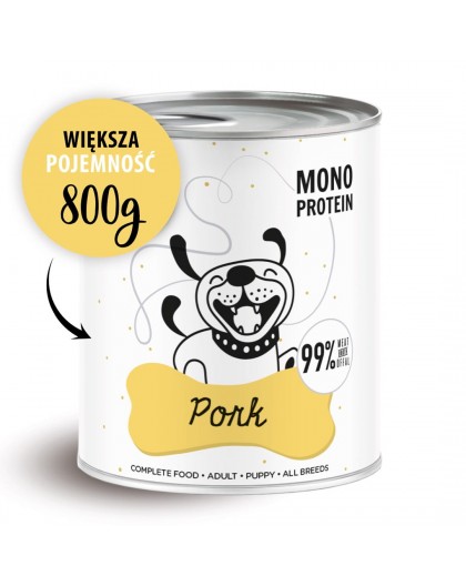 PAKA ZWIERZAKA Pepe Pork - wet dog food - 800g