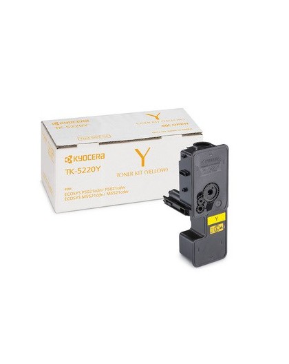 KYOCERA TK-5220Y toner cartridge 1 pc(s) Original Yellow