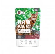 VETEXPERT Raw Paleo Adult Sterilised Tuna - wet cat food - 100g