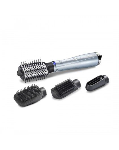 BaByliss Hydro-Fusion Hydro Fusion Smooth & Shape Hot air brush Warm Gray, Silver 1000 W 98.4" (2.5 m)