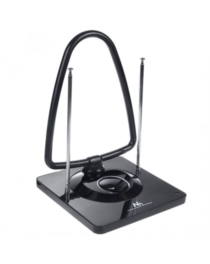 Maclean MCTV-963 High Gain Indoor Aerial Antenna Low Noise Digital Analog Freeview FM DVB Strongt 45dB DVB-T/T2 H.265 HEVC
