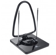 Maclean MCTV-963 High Gain Indoor Aerial Antenna Low Noise Digital Analog Freeview FM DVB Strongt 45dB DVB-T/T2 H.265 HEVC