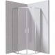 Semi-circular shower cabin 80x80 cm