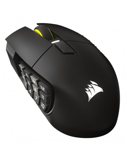 Мышь Corsair Scimitar Elite Wireless SE Игровая Правая рука RF Беспроводная + Bluetooth Оптическая 33000 DPI