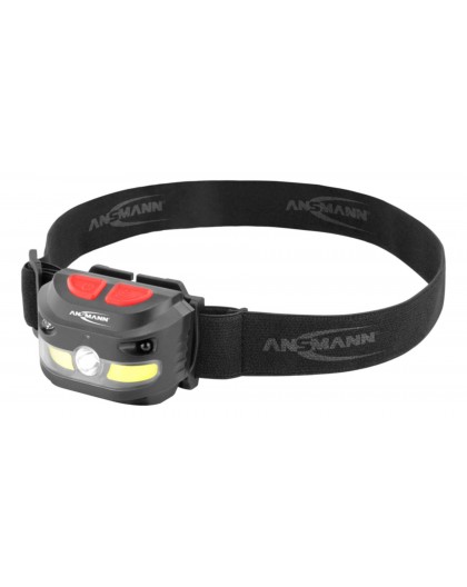 Ansmann HD250RS Black Headband flashlight COB LED