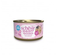 SCHESIR Baby Chicken with liver in broth - wet food for kittens - 70g