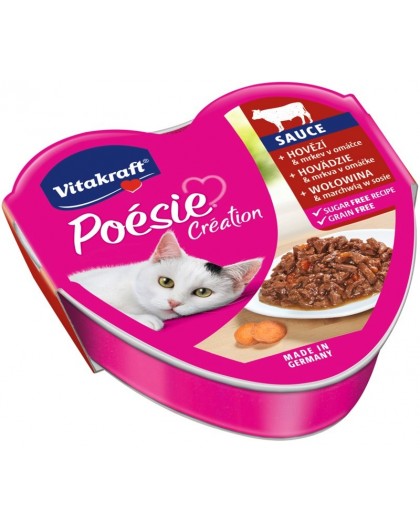 VITAKRAFT POESIE CREATION SOS beef/carrot - wet cat food - 85 g