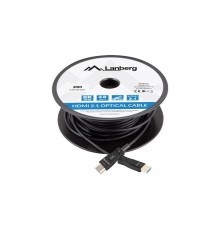 Lanberg CA-HDMI-30FB-0200-BK optical cable HDMI M/M 20m v2.1 8K AOC