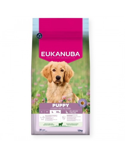 EUKANUBA Puppy L XL Rich in lamb & rice - dry dog food - 12kg